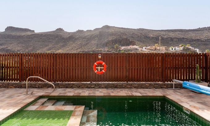 San Bartolome de Tirajana Apartamento | Barranco de Ayagaures : Casa con piscina El Olivo de Ayagaures