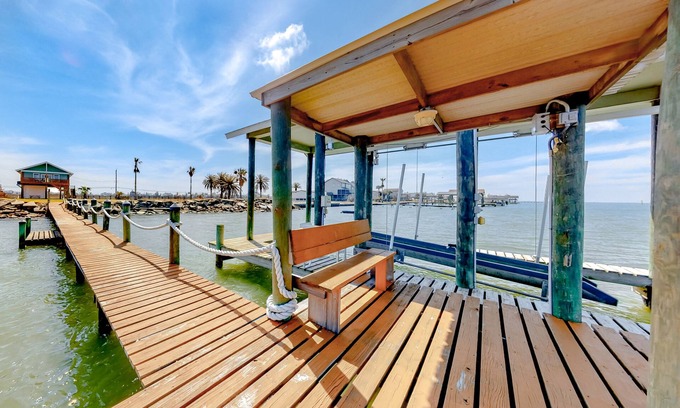 Crash Boat Basin Casa | Bayfront home w/private balcony water views/free WiFi/private dock/central A/C