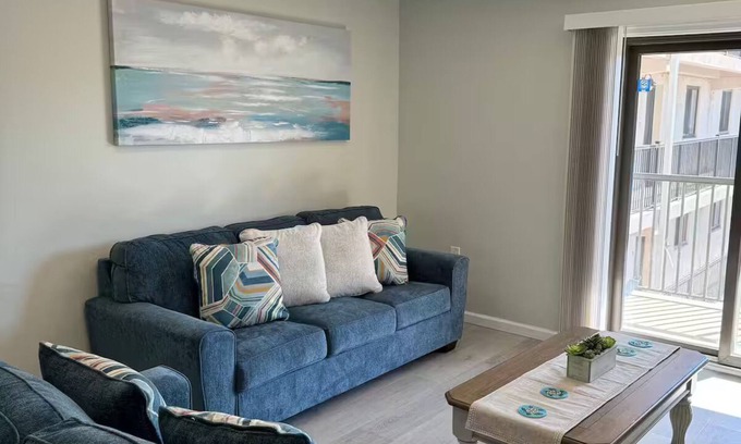 Seaside Heights Condominio | Beach block condo in quiet northend of Seaside Heights, 4 beach passes included
