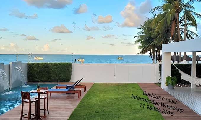 Camboinha Casa | Beachfront mansion with swimming pool in João Pessoa