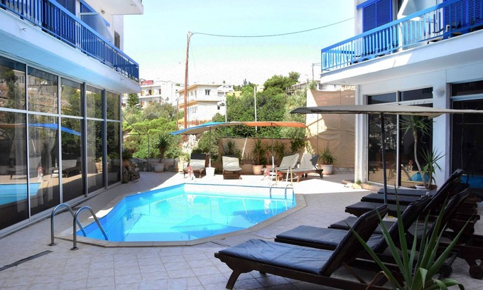 Agia Marina Condominio | Beachfront Double Haven - Argo Seaside Stays