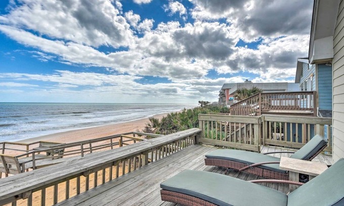 Painters Hill Casa | Beachfront Oasis w/ Game Room, Hot Tub & Ocean Views!
