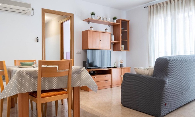 Sagunto Apartamento | Excelente y luminoso apartamento a 80m de la playa en Puerto de Sagunto con WIFI