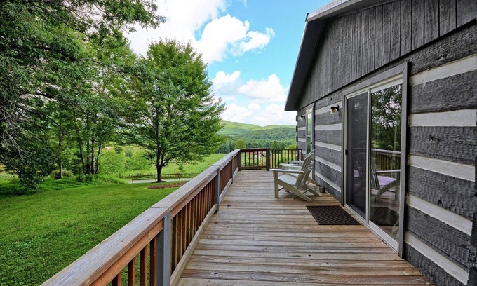 Jefferson Cabina | Bear Creek Cabin-2 BR/2BA Cabin, Mountain Views, WIFI, Gas FP