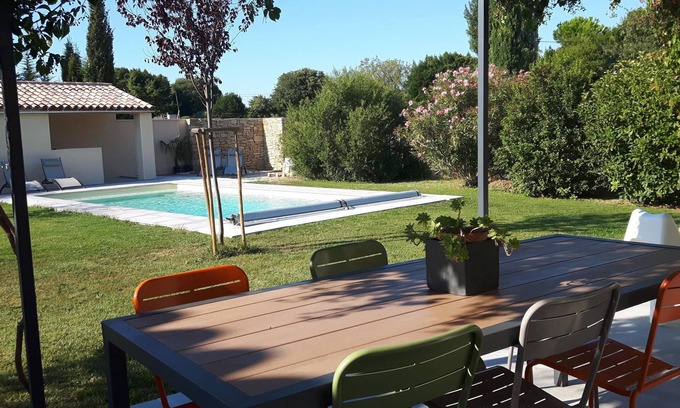 Villevieille Villa | Hermosa villa de 145m² con piscina cerca del centro histórico de Sommières
