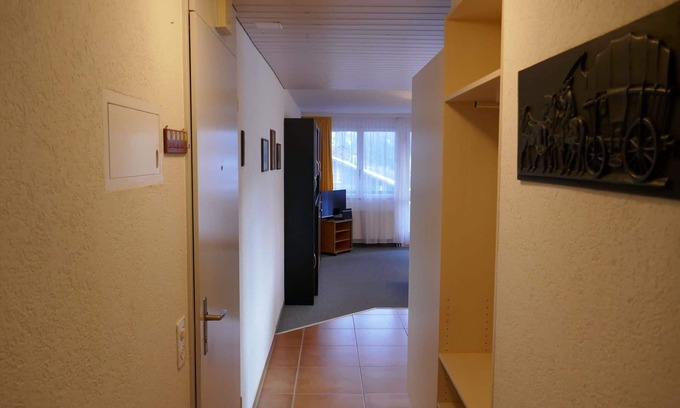 Grindelwald Apartamento | Acogedor apartamento para 3 personas con WIFI, TV, balcón, mascotas permitida y vista panorámica