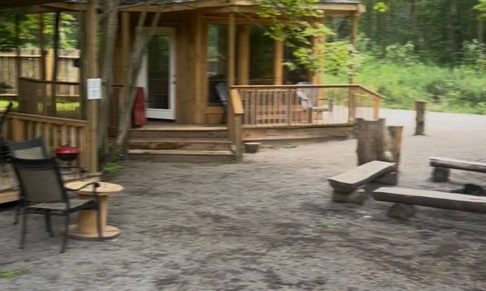 Langton Cabina | Beautiful Birez cabin unique Norwegian, Belgium style Cabin.