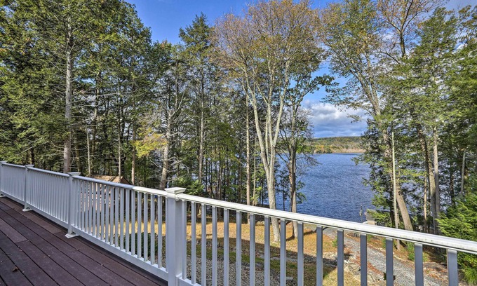 Swartswood Casa | Beautiful Lakefront Retreat w/ Deck & Views!