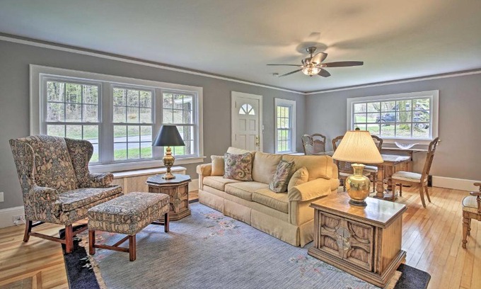 Lenox Casa | Beautiful Lenox Home, 3 Mi to Shakespeare and Co!