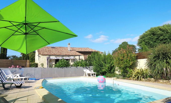 Cissac-Medoc Casa | Maravillosa casa de vacaciones privada para 5 personas con piscina, WIFI, TV y terraza
