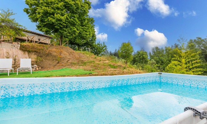 Pontito Villa | Estupenda casa de vacaciones privada con piscina privada, WIFI, TV, patio, vista panorámica