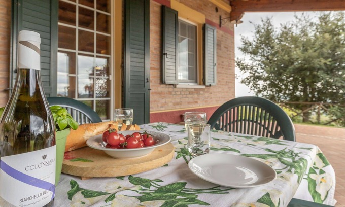 Mombaroccio Casa | Beautiful villa for 6 people with WIFI, TV, patio, panoramic view and parking