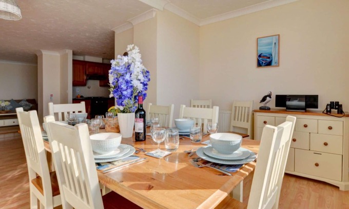 Mortehoe Villa | Estupenda casa de vacaciones para 6 personas con WIFI, TV, patio y aparcamiento