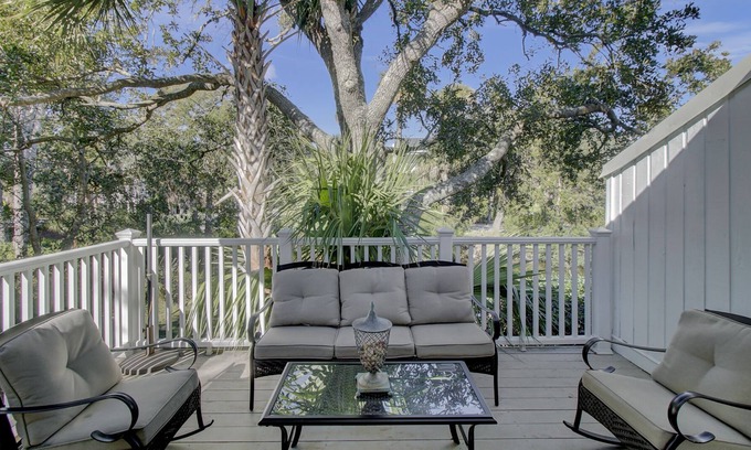 Isle of Palms Villa | Beautiful Wild Dunes Villa with Scenic Resort Views! $250 Beach Gear Cred Avail