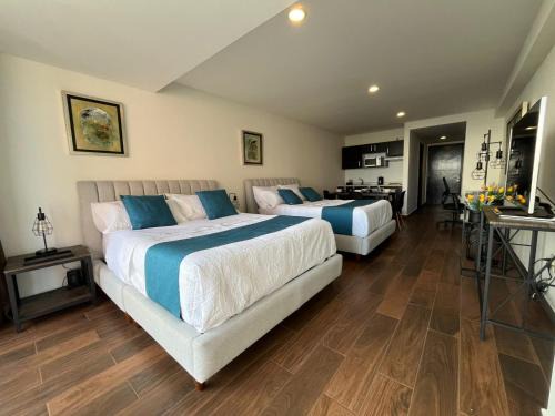 Huixquilucan Apartamento | Bellísima Suite, 2 Camas Queen, Gym, en Interlomas