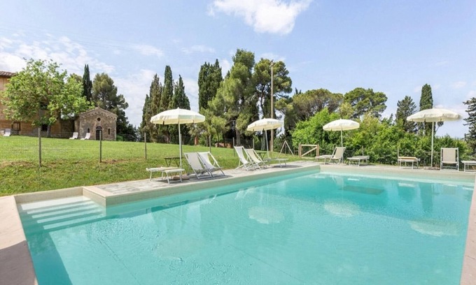 Saline di Volterra Casa | Casa de vacaciones que admite mascotas en Volterra con Piscina