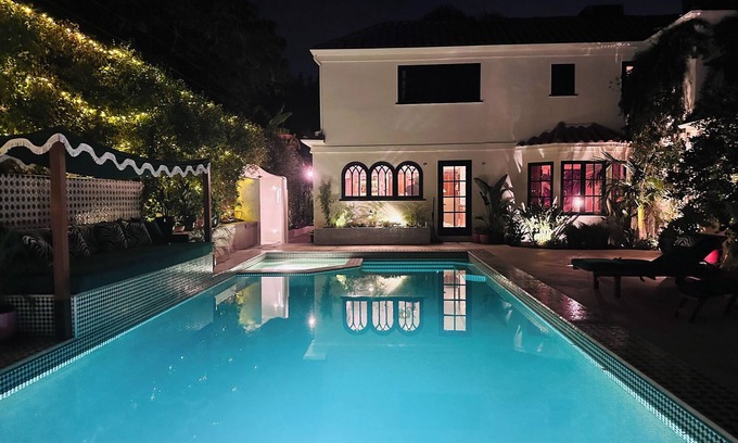Los Feliz Villa | Berendo Villa - Spanish Revival Villa w/ Pool & Lush Garden