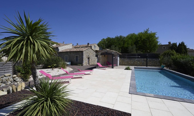 Bouquet Casa | 7 canales Aprisco, Lussan (Uzes), piscina