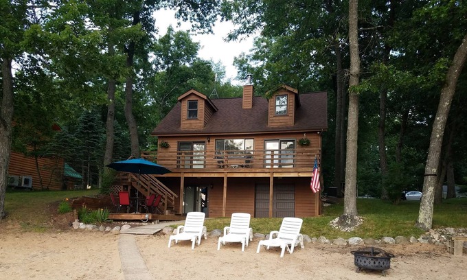 Baldwin Casa | Big Star Lake frente a la playa en casa