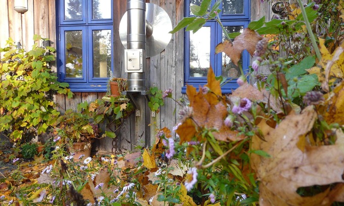 Bleckede Apartamento | Bio-FeWo "Buche" with sauna and garden