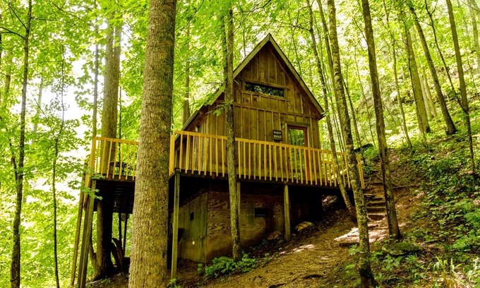 Slade Casa | Bird Nest Cabin: A Charming Hideaway Close to Natural Bridge, Dining, and Trails