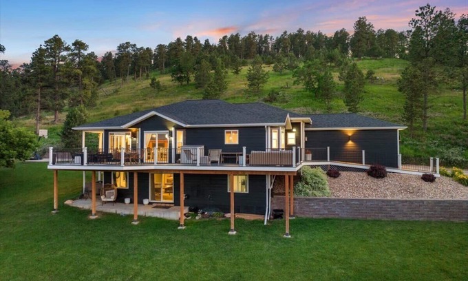 Spearfish Casa | Black Hills Getaway for 18! Hot Tub, Sauna, Gm Rm