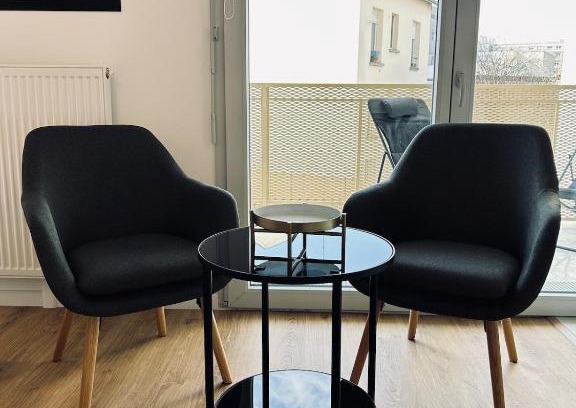 Courlancy Apartamento | Bleuets studio cosy neuf terrasse proche centre