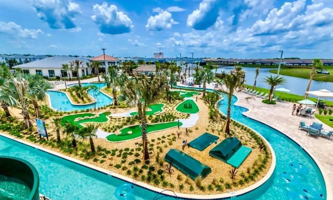 Kissimmee Villa | Blue Beach At Storey Lake By Shine Villas #400 4 Bedroom Townhouse