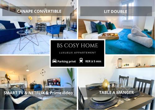Corbeil-Essonnes Apartamento | Blue Pearl - Parking - Gare RER à 5 min