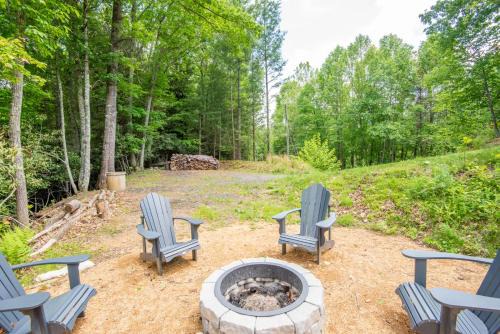 Lansing Casa | Blue Ridge Mountain Log Cabin - Views - Fireplace - River Access!