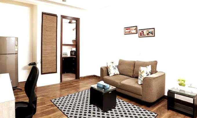 Kailash Colony Apartamento | BluO Classic 1BHK - M Block Greater Kailash