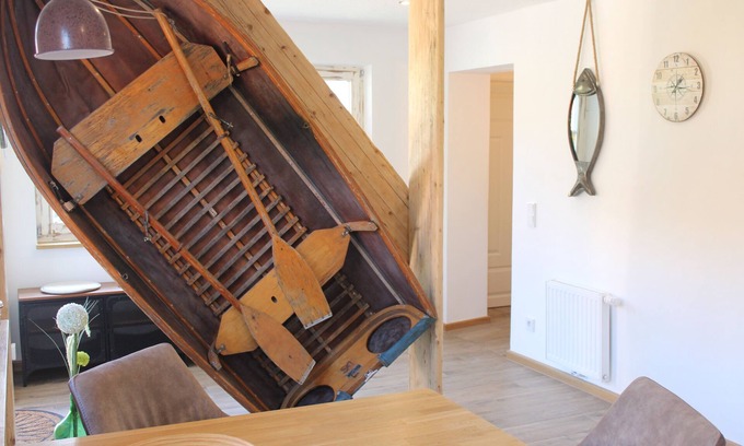 Born auf dem Darss Casa | La mitad de la casa de vacaciones Boddenkahn