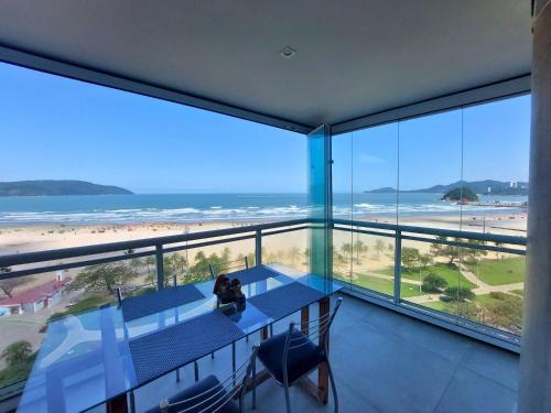 Pompeia Apartamento | Book Santos - Unlimited 901 - Frente Mar com Vista Panorâmica