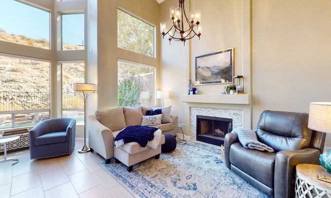 Foothills Casa | Briarwood Terrace | Mtn-view house with private heated pool, grill, fireplace