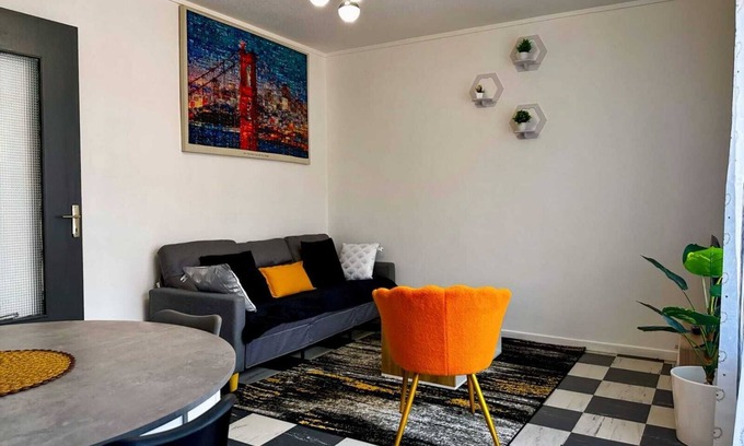 Chateauroux Apartamento | Bright and welcoming fully-equipped T3 apartment