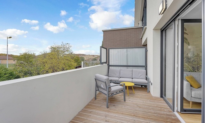 Trois Cocus - Borderouge - Croix-Daurade - Paleficat Apartamento | Bright apartment with parking and wifi
