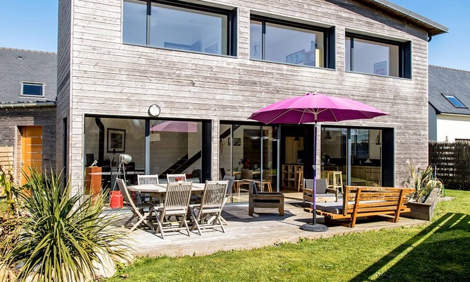 Santec Villa | brillantes, contemporáneos nuevos Villa 2 minutos de hermosas playas