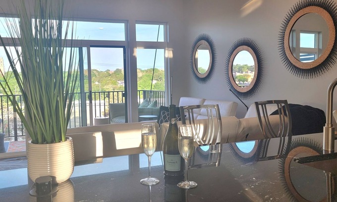 Dundee-Happy Hollow Historic District Condominio | Bright, Open & Cozy Penthouse Apartment Retreat w/Private Balcony, Patio+Yard!