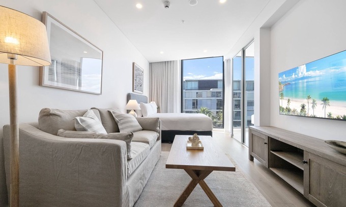 North Fremantle Apartamento | Bright Studio with Rooftop BBQ in Fremantle