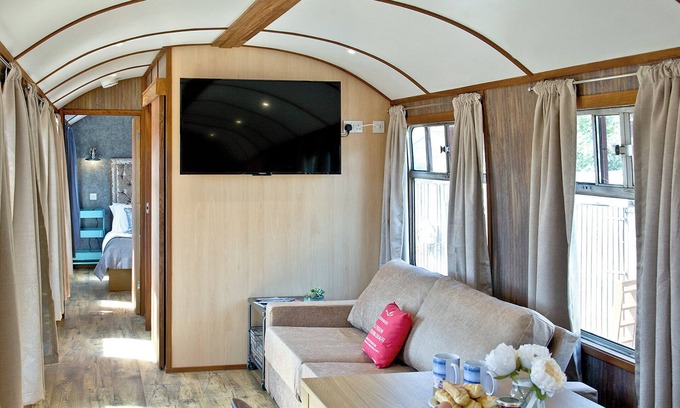 Dawlish Warren Chalet De Esquí | Brunel Boutique Railway Carriage 2