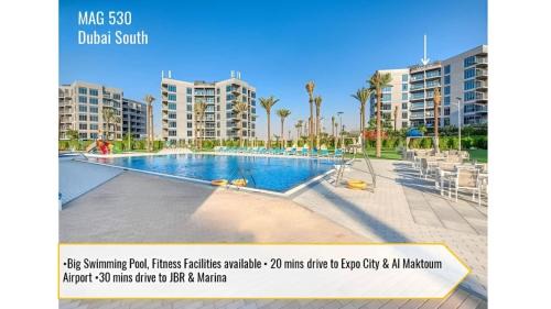 Dubai Apartamento | Budget-friendly 2bd Near Expo With A Huge Pool
