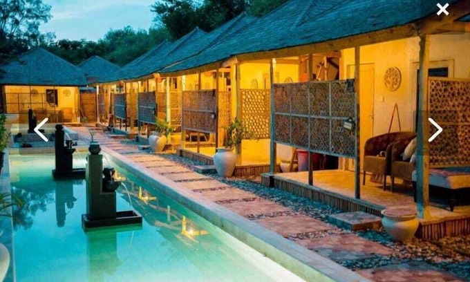 Gili Meno Hotel | Bungalow Cafe Gili Beachfront