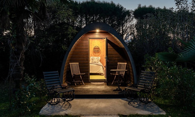 Ronfe Casa | Bungalow Cultura con jardín compartido y aire acondicionado