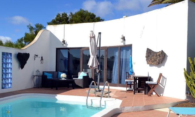 Las Cabreras Casa | Bungalow con piscina privada en jardín privado.