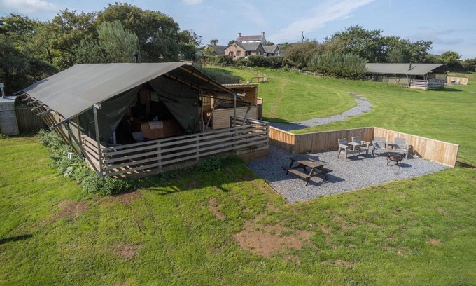 Llangennith Alquiler De RV | Burryholmes - Safari Glamping Tent - Llangennith