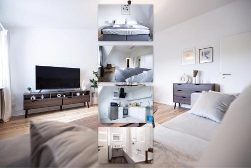 Hochheide Apartamento | Business Design-Apartment Duisburg - 55qm, Küche & Arbeitsplatz - by Lott Living