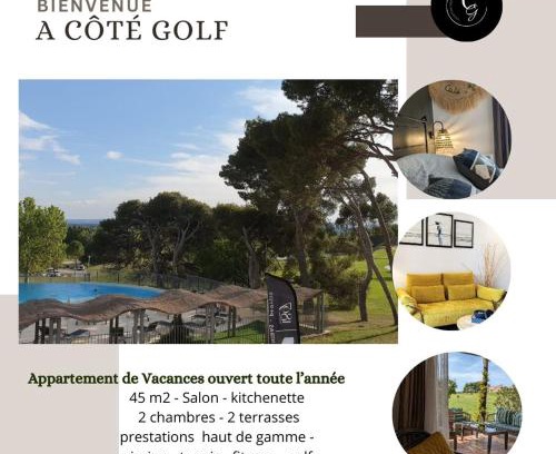 Saumane-de-Vaucluse Apartamento | Côté Golf, bel appartement RDC avec terrasses dans Golf, piscine, tennis, à 5mn de l'Isle sur la Sorgue