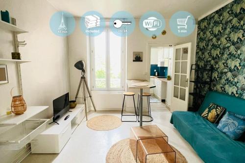 Melun Apartamento | Côté Jardin - 3 people - Netflix