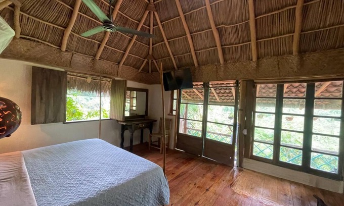 San Francisco Cabaña | Cabaña Armonía, 6 personas + cocina + alberca + WIFI