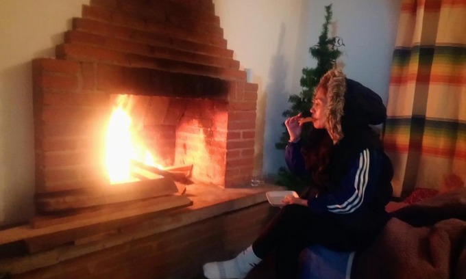 San Jose del Pacifico Chalet De Esquí | Cabaña con Bañera y Chimeneas en Puesta de Sol